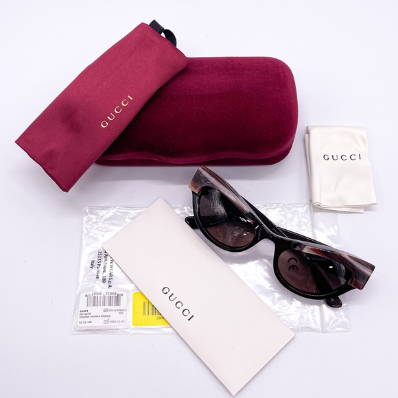 NEW GUCCI GG1167S 002 CAT EYE WOMEN SUNGLASSES GUCCI LIMITED EDITION EYEWEAR - Picture 14 of 14